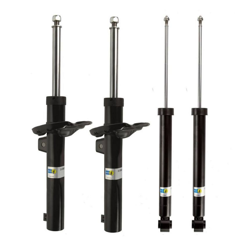 VW Suspension Strut and Shock Absorber Assembly Kit - Front and Rear (B4 OE Replacement) 5QM513049P - Bilstein 3801455KIT